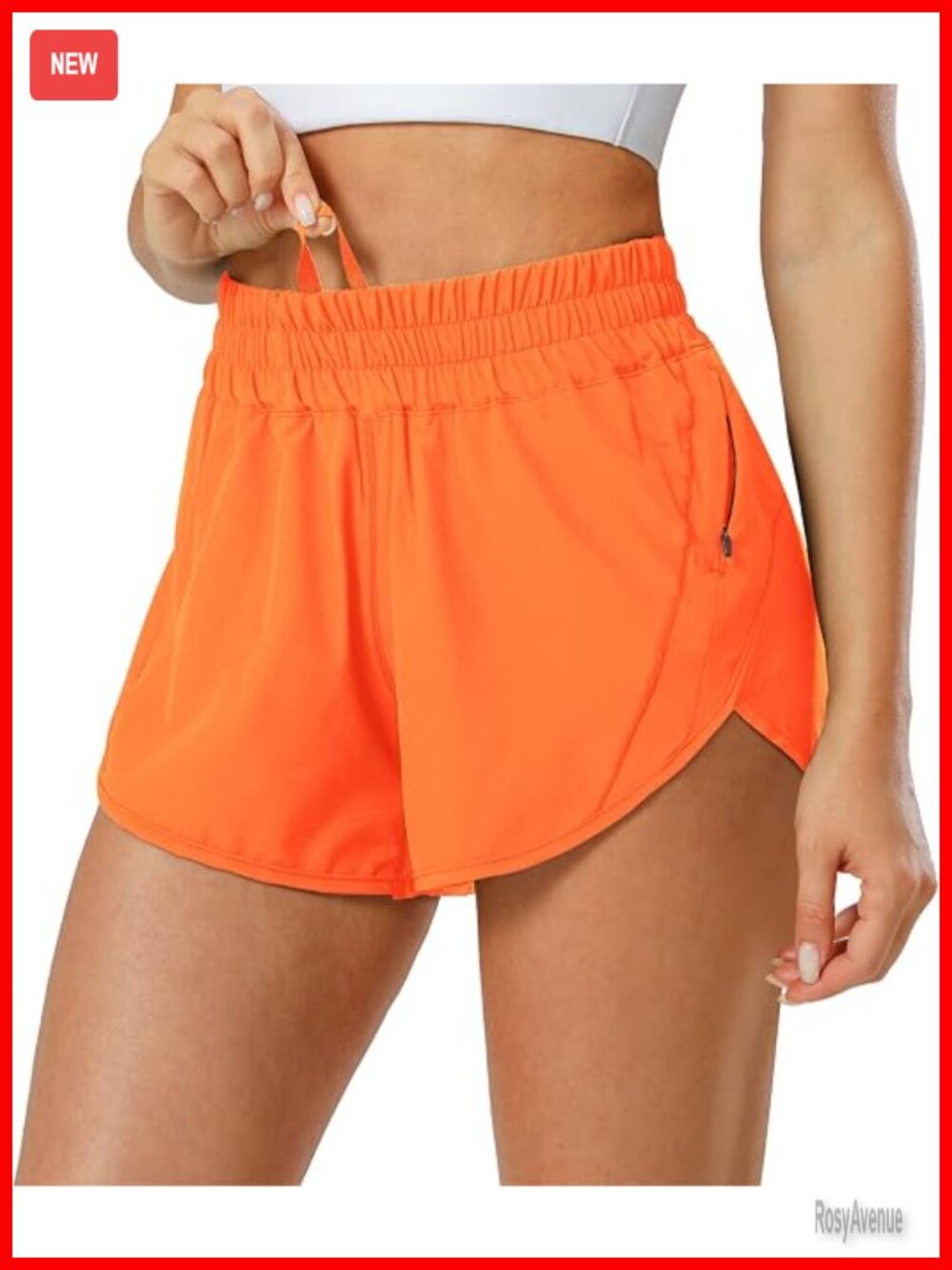 Quick Dry Running Shorts With Zip Pockets, Athletic Workout Shorts